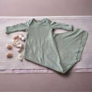 Kate Quinn knotted Baby Gown blue